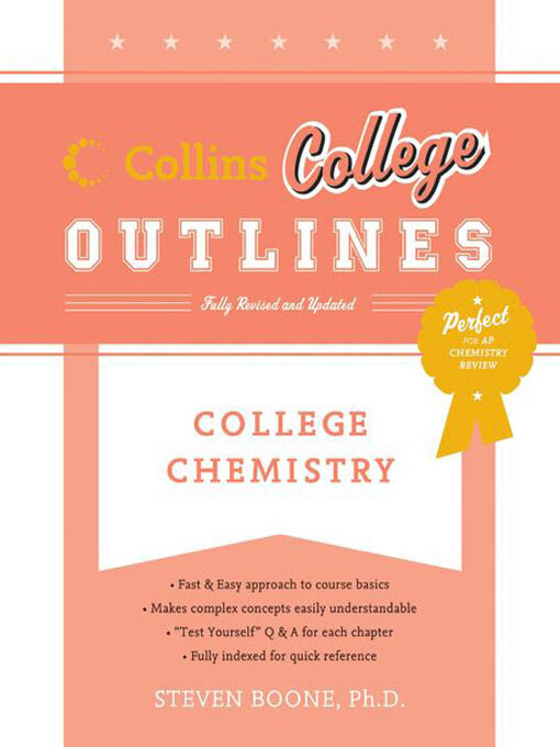 Title details for College Chemistry by Steven Boone - Wait list
